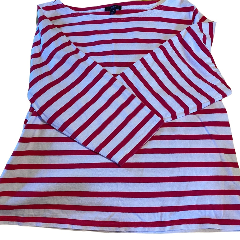 J Crew heavy 100% cotton boatneck
